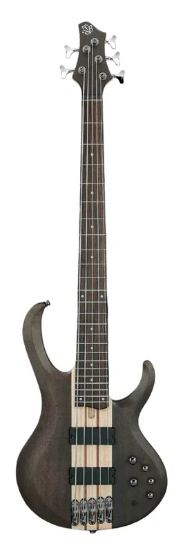 Ibanez BTB605TGF BTB Standard 5 – String Electric Bass Guitar (Transparent Grey Flat)