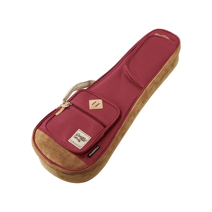 Ibanez Powerpad Gig Bag for Concert Ukulele, Wine Red