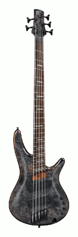 Ibanez SRMS805 DTW Electric 5-String Bass (Deep Twilight)