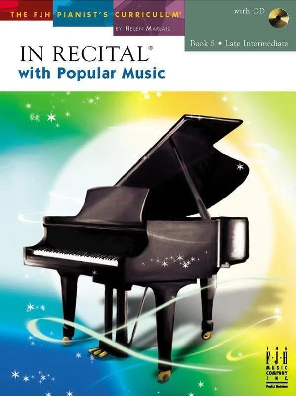 In Recital With Popular Music Book 6 Book/CD (Softcover Book)