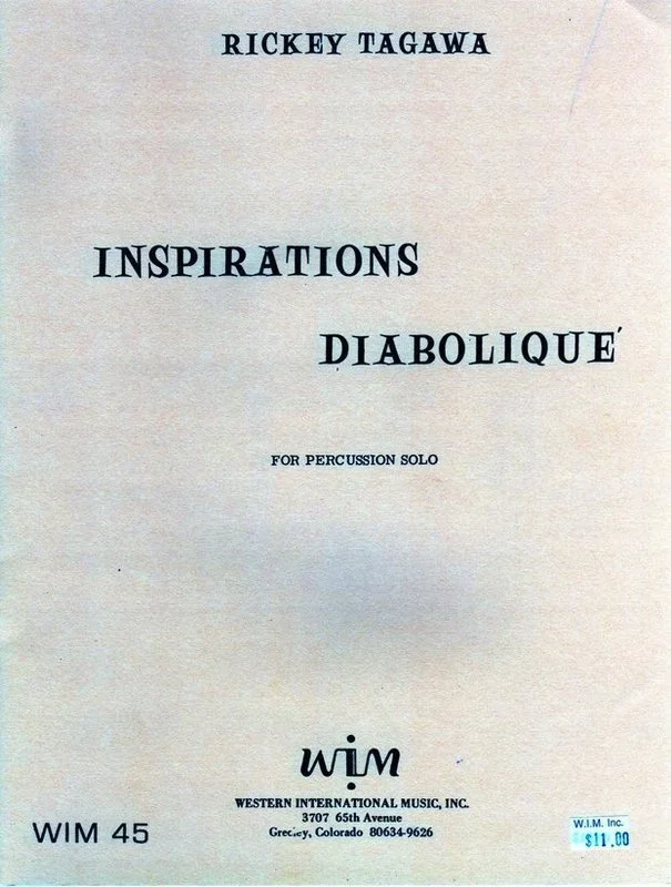 Inspirations Diabolique For Solo Percussion Book