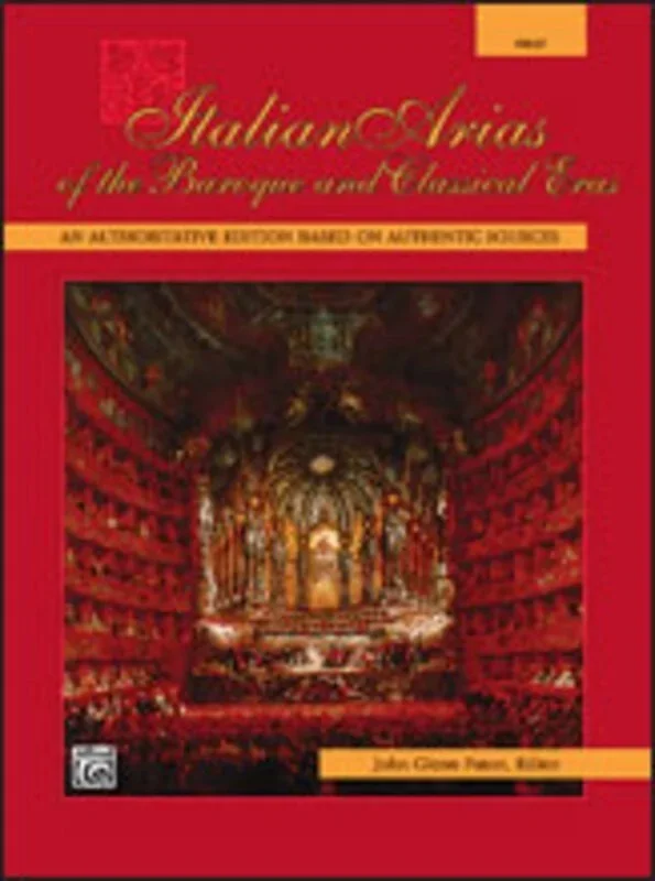 Italian Arias Baroque And Classical Eras High