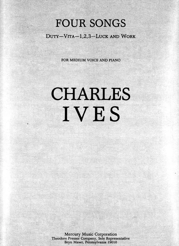 Ives: 4 Songs