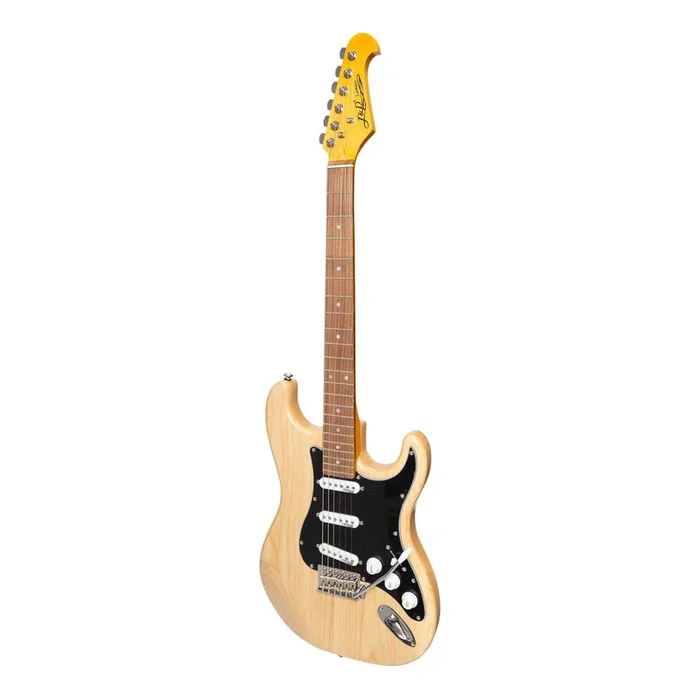 J&D Luthiers Traditional ST Style Electric Guitar (Red Stain)