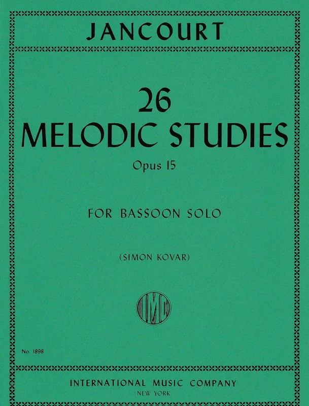 Jancourt: 26 Melodic Studies, Op. 15