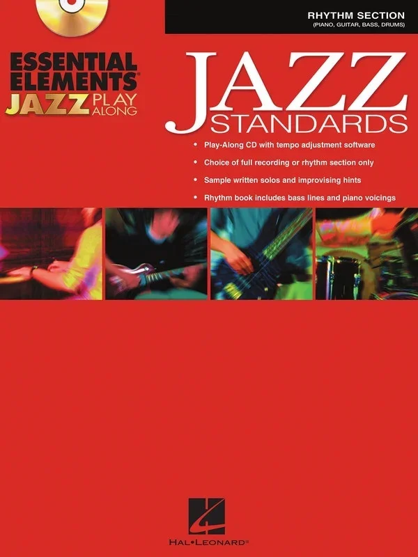 Jazz Standards Essential Elements Jazz Play Along Rhythm W/CD (Softcover Book/CD-Rom)