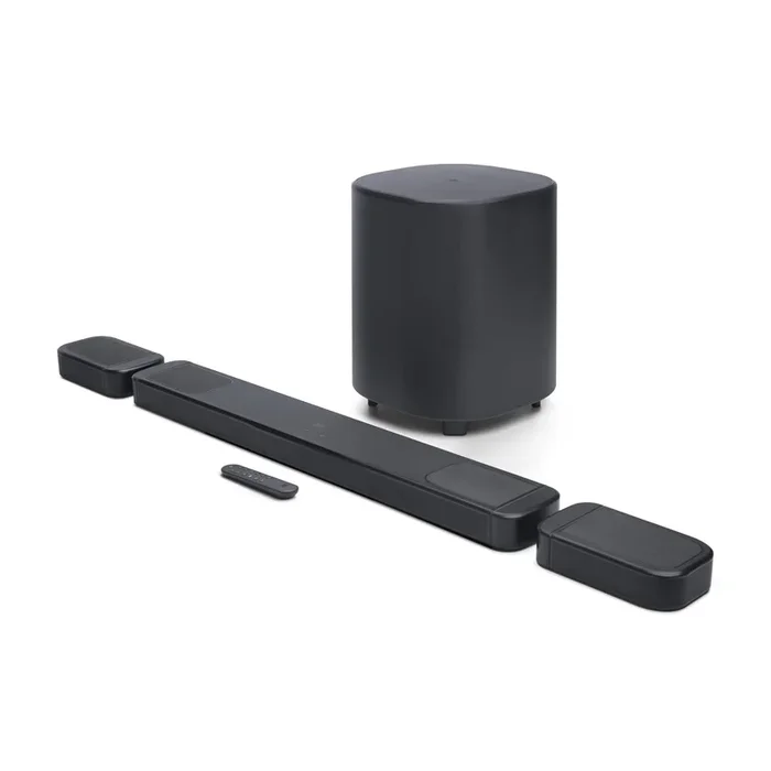 JBL Bar 1000MK2 Powered 7.1.4-Channel sound bar system with Bluetooth, Wi-Fi, Apple AirPlay 2, DTS:X, and Dolby Atmos
