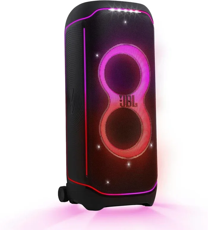 JBL PartyBox Ultimate Powered Bluetooth Speaker with Advanced Light Display, Apple AirPlay 2, and Chromecast Built-In