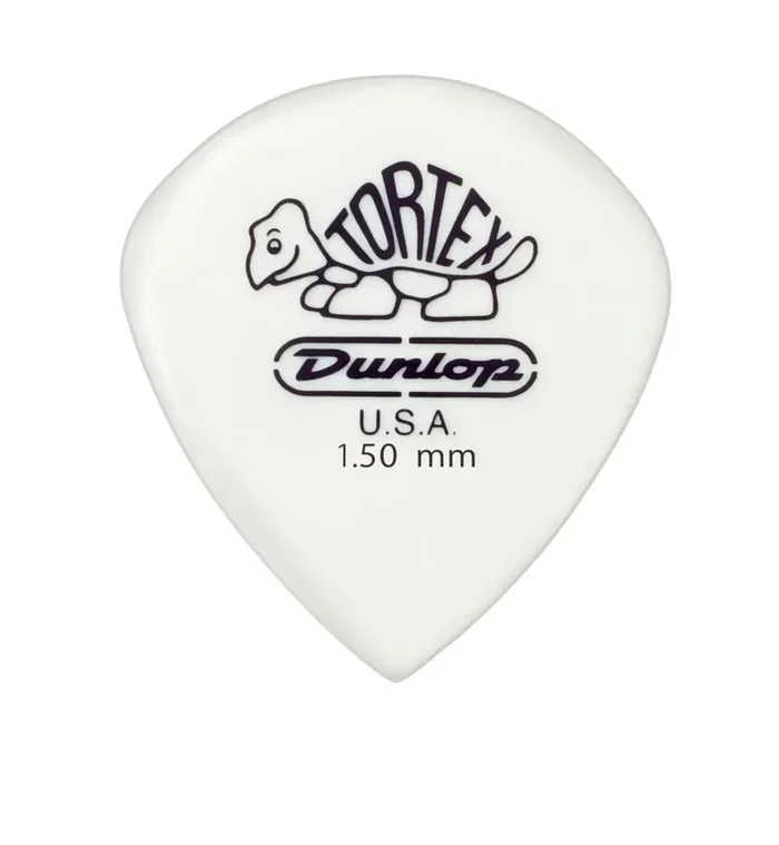 Jim Dunlop 1.50 Tortex Jazz White Guitar Pick – Extra Heavy (Single)