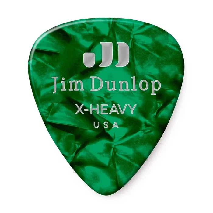 JIM DUNLOP Dunlop Green Pearl Classic XHV Pick (Single)