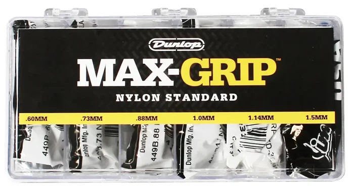 Jim Dunlop Max Grip Nylon Guitar Pick Display