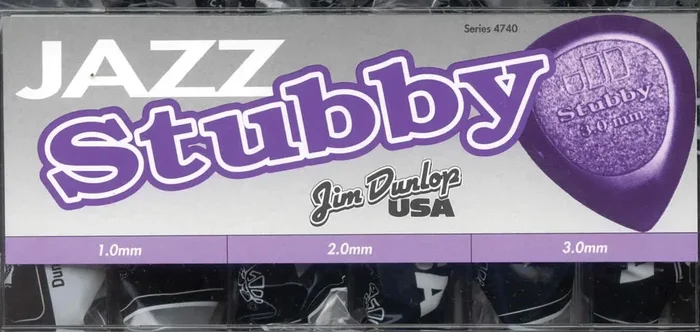 Jim Dunlop Pick Display Stubbies Q/P144 – 144-Pack Guitar Picks (1.0/2.0/3.0mm)