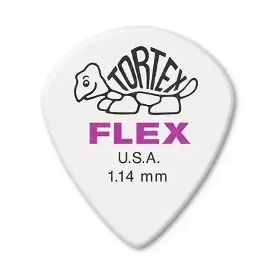 Jim Dunlop Tortex Flex Jazz III XL 1.14mm Guitar Pick (Single)