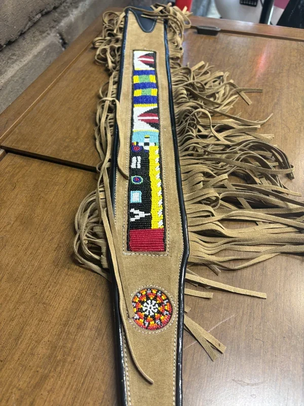 Jodi Head Premium Leather Straps – Zapata Beaded Fringe