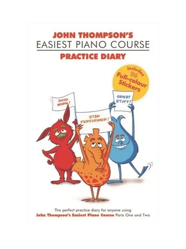 John Thompson’s Easiest Piano Course Practice Diary