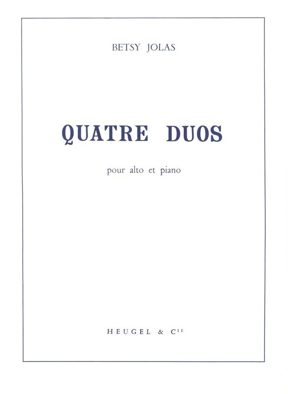 Jolas: 4 Duos