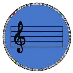 Joy Play Along Carpet 13’2″ Round – Blue