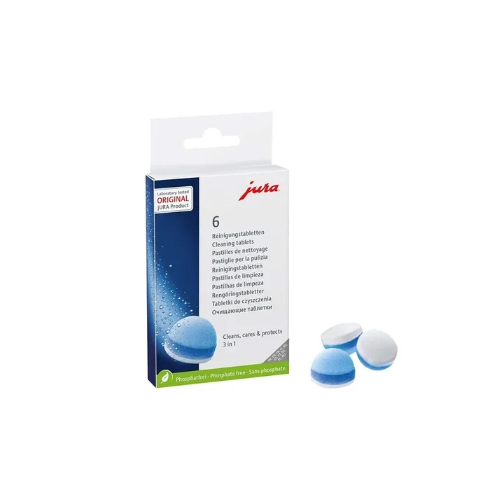 JURA 24224 Cleaning Tablets, 6 Count (Pack of 1)