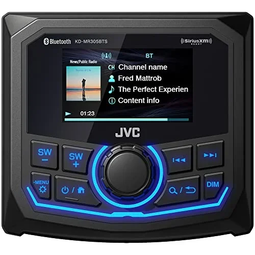 JVC KD-MR305BTS Marine Digital Media Receiver (does not play CDs)