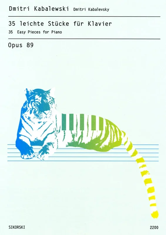 Kabalevsky: 35 Easy Pieces for Piano, Op. 89