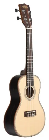 Kala Solid Spruce Top/Striped Ebony – Concert