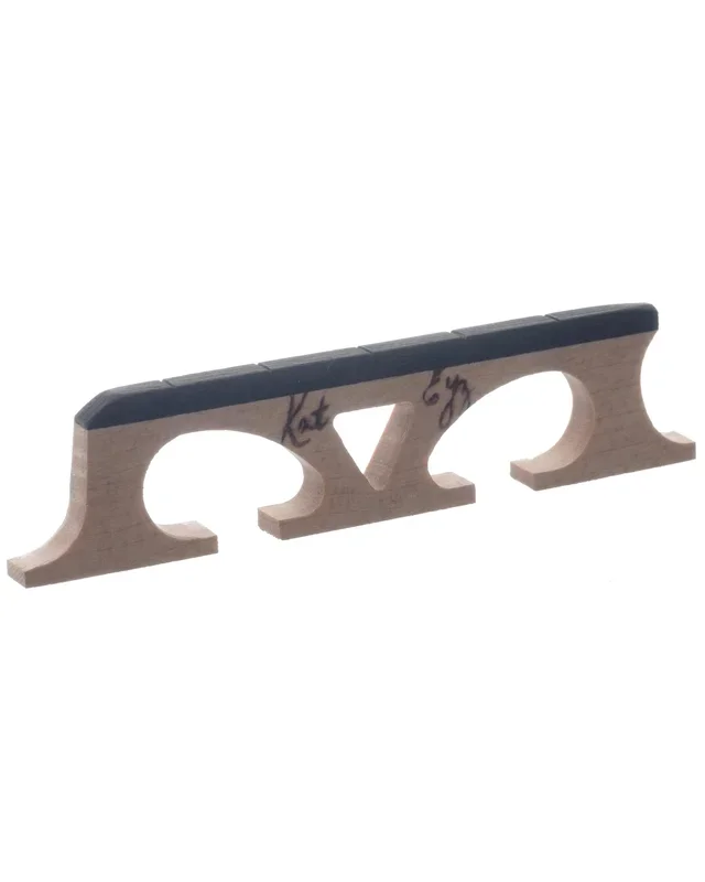 Kat Eyz Old Wood Banjo Bridge, Standard Spaced, .656″ High