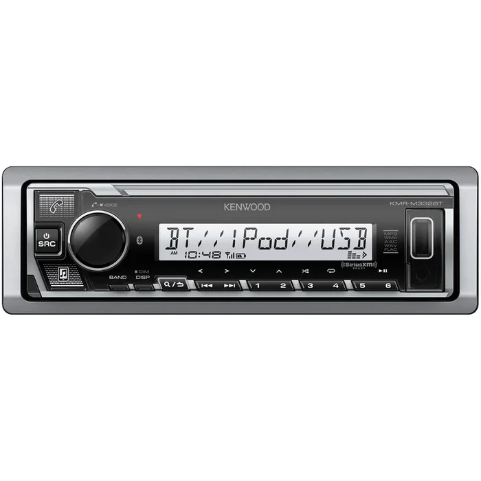 Kenwood KMR-M332BT Marine Single-Din Digital Media Receiver