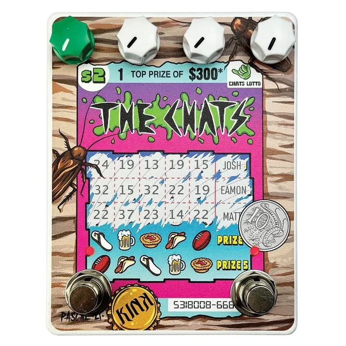 Kink Scratchie Fuzz Boost Pedal – The Chats Collaboration, 9V Power Supply