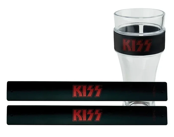 Kiss Slap Band Black/Red 2 Pack (Package)
