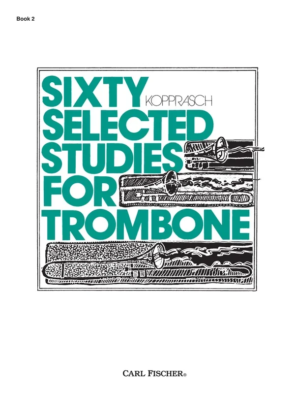 Kopprasch: 60 Selected Studies (arr. for Trombone) – Book 2 (Nos. 35-60)