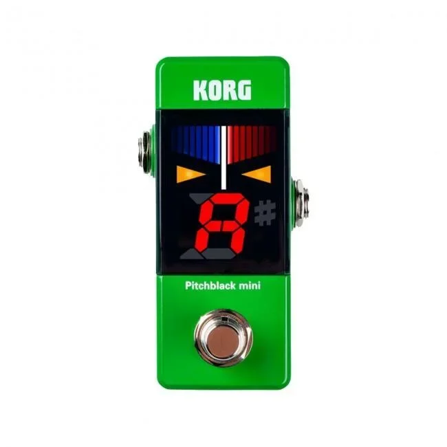 KORG Pitchblack Mini Floor Tuner Green