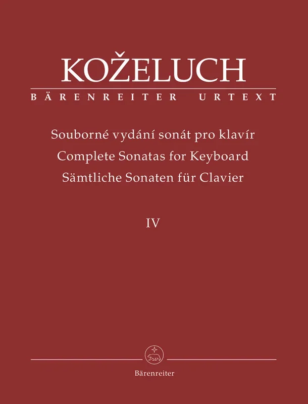 Kozeluch : Complete Sonatas for Keyboard – Vol 4