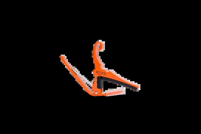 Kyser Quick-Change Capo for 6 String Acoustic Guitars (Orange Blaze)