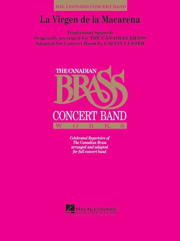 La Virgen De La Macarena Concert Band Arr Custer (Pod) (Music Score/Parts)