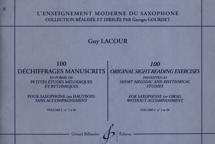 Lacour: 100 Original Sight-Reading Exercises – Volume 1