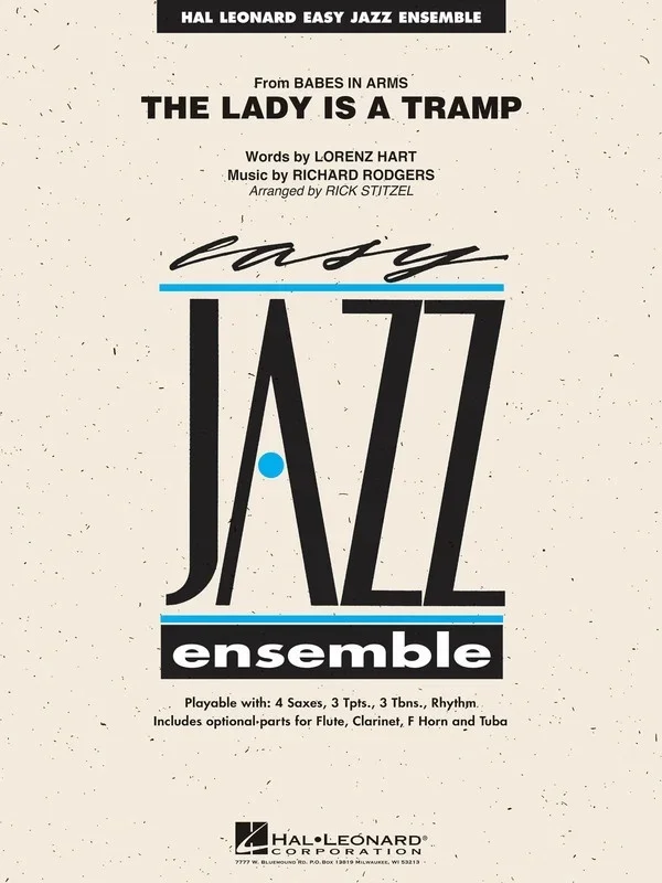 Lady Is A Tramp Ezjz2 (Music Score/Parts)