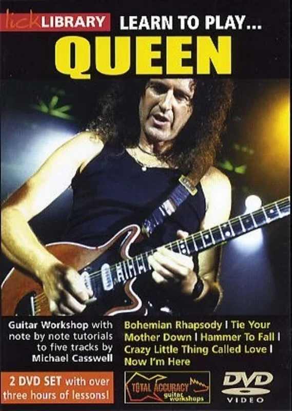 Learn To Play Queen Vol 1 2Dvds