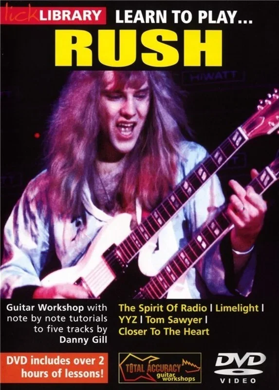 Learn To Play Rush DVD