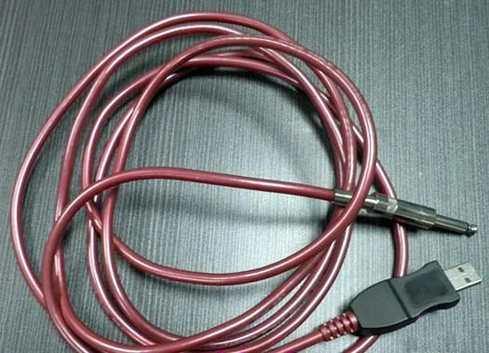 Leem 10ft USB Instrument Cable (1/4″ Straight Plug – USB Adaptor)