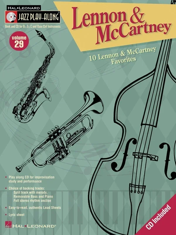 Lennon Mccartney Jazz Play Along Book/CD V29 (Softcover Book/CD)