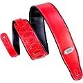Levy’s M26VP .75″ Black/Red Vinyl Guitar Strap Standard