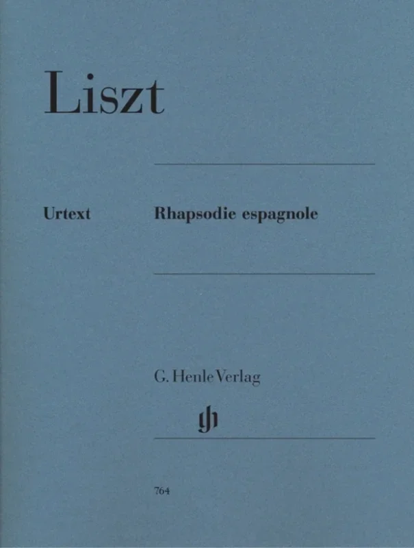 Liszt – Spanish Rhapsody Urtext (Softcover Book)