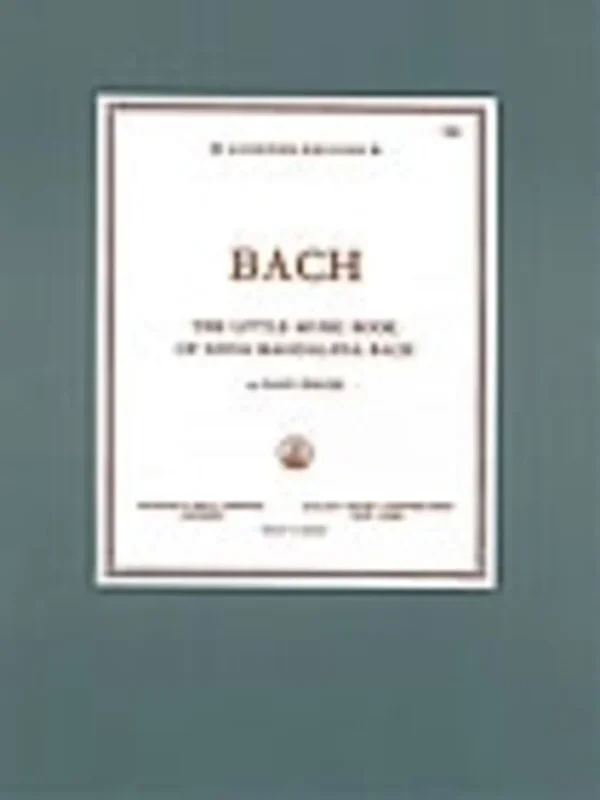 Little Music Book Of Anna Magdalena Bach
