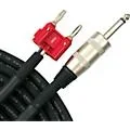 Livewire Elite 12g Speaker Cable Banana to 1/4″ Male 100 ft. Black