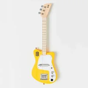 Loog Mini Electric 3-String Guitar for Kids – Yellow