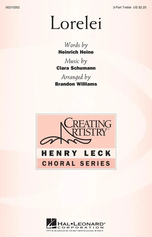 Lorelei 3 Part Treble (Octavo)
