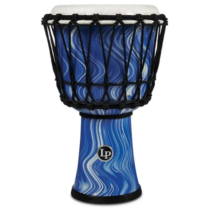 LP 7″ Rope Djembe Blue Marble LP1607BM