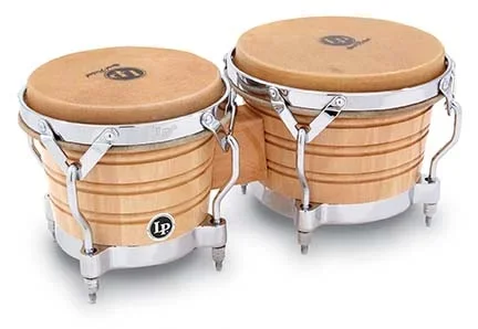 LP Generation II Traditional 7.25″/8.625″ Bongo Oak Natural Chrome