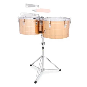 LP Latin Percussion LP258-BZ Tito Puente Signature 15/16 ” Bronze Thunder Timbs Timbale Set