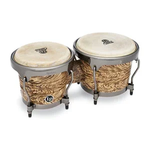 LP Latin Percussion LPA601-HC Aspire Series Oak Bongo Set in Havana Cafe
